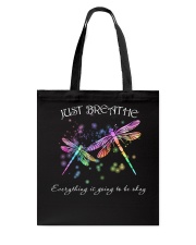 Dragonfly Just Breathe - LTE Tote Bag tile