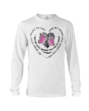 Pink Butterflies Cancer Heart Tree Of Life - LTE Long Sleeve Tee tile