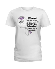 Purple Butterflies Infinity Love - LTE Ladies T-Shirt tile