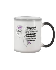 Purple Butterflies Infinity Love - LTE Color Changing Mug tile