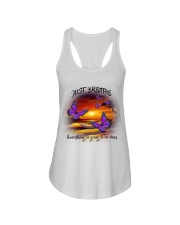 BUTTERFLY JUST BREATHE - BEST SELLER Ladies Flowy Tank tile