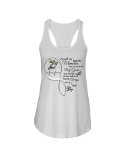 Dragonfly On Lady Hand Heartbeat Infinity - LTE Ladies Flowy Tank tile