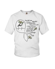 Dragonfly On Lady Hand Heartbeat Infinity - LTE Youth T-Shirt tile