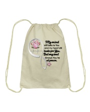 Family Dog My Mind Still Talks To You - LTE Drawstring Bag tile