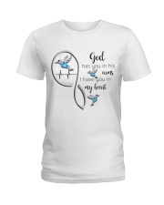 HUMMINGBIRD GOD HAS YOU IN HIS ARMS - BEST SELLER Ladies T-Shirt tile
