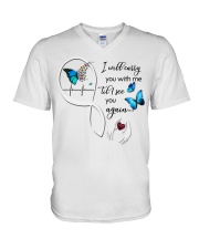 BUTTERFLY I WILL CARRY YOU WITH ME - BEST SELLER V-Neck T-Shirt tile