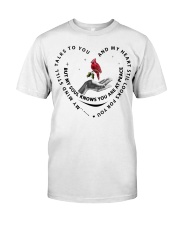 Red Bird On Hand - LTE Classic T-Shirt front