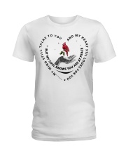 Red Bird On Hand - LTE Ladies T-Shirt tile