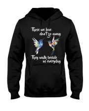 Hummingbird I Believe in Angels - LTE Hooded Sweatshirt tile