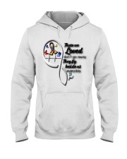 Butterflies Autism Ribbon Heartbeat - LTE Hooded Sweatshirt tile