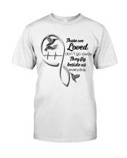 Green Hummingbird Heartbeat Infinity Art - LTE Classic T-Shirt front