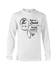 Green Hummingbird Heartbeat Infinity Art - LTE Long Sleeve Tee tile