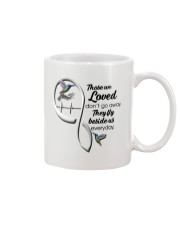 Green Hummingbird Heartbeat Infinity Art - LTE Mug tile