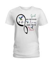 HUMMINGBIRD GOD HAS YOU IN HIS ARMS - BEST SELLER Ladies T-Shirt tile