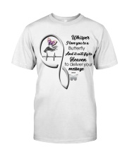 Purple Butterfly God Has You Ver 2 - LTE Classic T-Shirt front