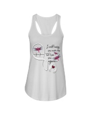 DRAGONFLY I WILL CARRY YOU WITH ME - BEST SELLER Ladies Flowy Tank tile
