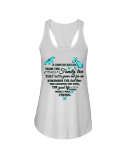 Turquoise Butterflies A Limb Has Fallen Ladies Flowy Tank tile