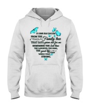 Turquoise Butterflies A Limb Has Fallen Hooded Sweatshirt tile