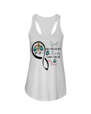 BUTTERFLY GOD HAS YOU IN HIS ARMS - BEST SELLER Ladies Flowy Tank tile