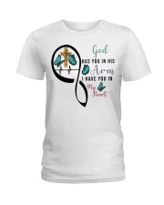 BUTTERFLY GOD HAS YOU IN HIS ARMS - BEST SELLER Ladies T-Shirt tile
