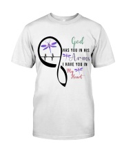 DRAGONFLY GOD HAS YOU IN HIS ARMS - BEST SELLER Classic T-Shirt front