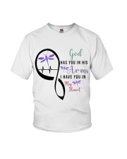 DRAGONFLY GOD HAS YOU IN HIS ARMS - BEST SELLER Youth T-Shirt tile