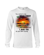 GREEN BUTTERFLY YOU CAME TO SAY HELLO- BEST SELLER Long Sleeve Tee tile