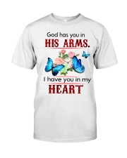 Butterfly God Has You In His Arms SB3522 Classic T-Shirt front