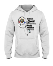 Butterflies Autism Heartbeat Infinity - LTE Hooded Sweatshirt tile