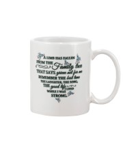 Blue Hummingbird A Limb Has Fallen Mug tile