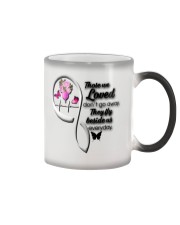 Pink Butterflies Cc Heartbeat Infinily Love - LTE Color Changing Mug tile