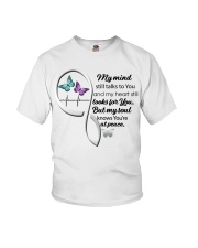 Butterfly My Mind Still Talks Heartbeat - LTE Youth T-Shirt thumbnail