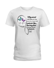 Butterfly My Mind Still Talks Heartbeat - LTE Ladies T-Shirt thumbnail