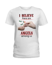 Dragonfly Handing I Believe Angels SB3528 Ladies T-Shirt tile