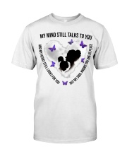 Purple Butterflies Mom and Kid Heave Art - LTE Classic T-Shirt front