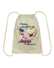 Dragonfly Believe There Are Angels FT0005 Drawstring Bag tile