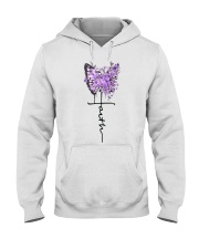 Butterfly Purple Cc Awareness Faith - LTE Hooded Sweatshirt tile