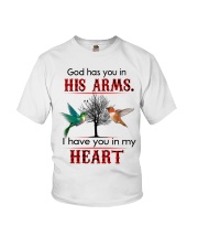 Hummingbird God Has You In His Arms SB3520 Youth T-Shirt tile