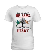 Hummingbird God Has You In His Arms SB3520 Ladies T-Shirt tile