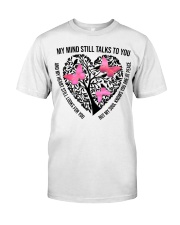 Pink Butterflies On Heart Tree - LTE Classic T-Shirt front