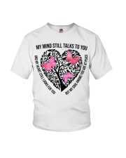 Pink Butterflies On Heart Tree - LTE Youth T-Shirt tile