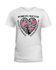 Pink Butterflies On Heart Tree - LTE Ladies T-Shirt tile