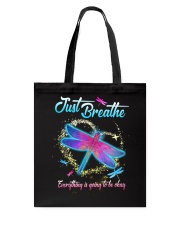 Dragonfly Just Breathe - LTE Tote Bag tile