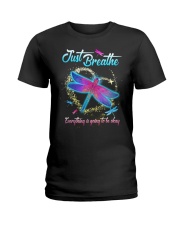 Dragonfly Just Breathe - LTE Ladies T-Shirt tile