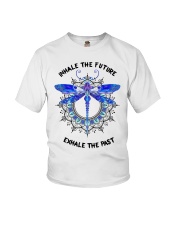 Mandala Dragonfly Inhale Exhale - LTE Youth T-Shirt tile