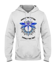Mandala Dragonfly Inhale Exhale - LTE Hooded Sweatshirt tile