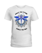 Mandala Dragonfly Inhale Exhale - LTE Ladies T-Shirt tile