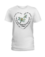 Blue Dragonflies My Mind Still Talks - LTE Ladies T-Shirt tile