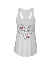 BUTTERFLY GOD HAS YOU IN HIS ARMS - BEST SELLER Ladies Flowy Tank tile