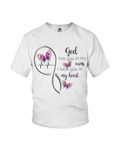 BUTTERFLY GOD HAS YOU IN HIS ARMS - BEST SELLER Youth T-Shirt tile